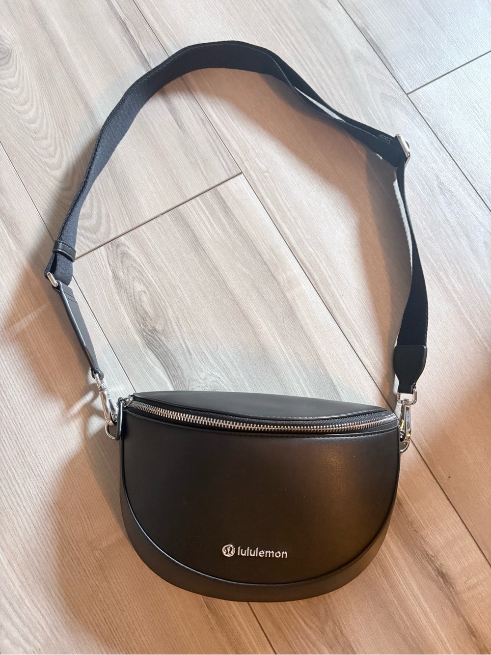 Lululemon Leather Saddle Crossbody Bag Brand New
